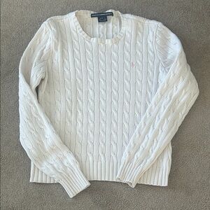 Ralph Lauren Sport White Sweater